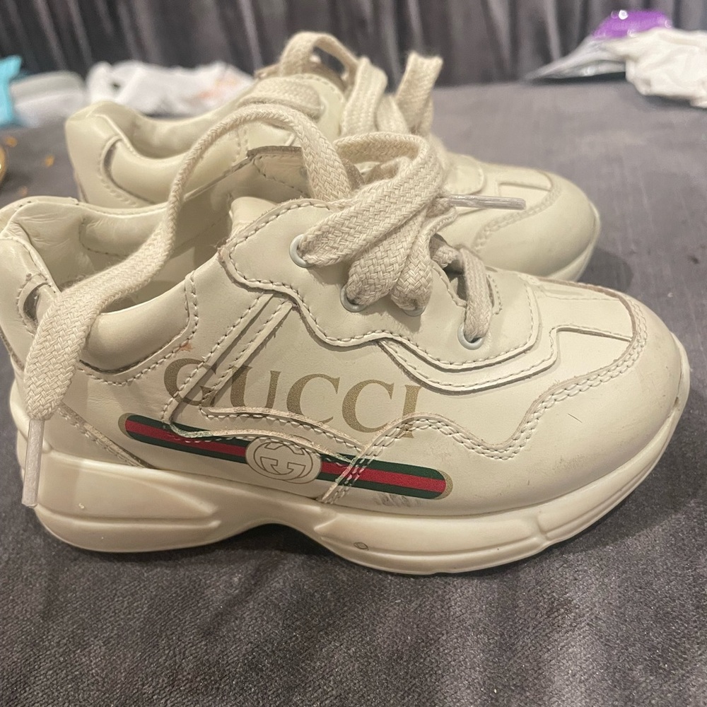 Toddler gucci rhython sneaker